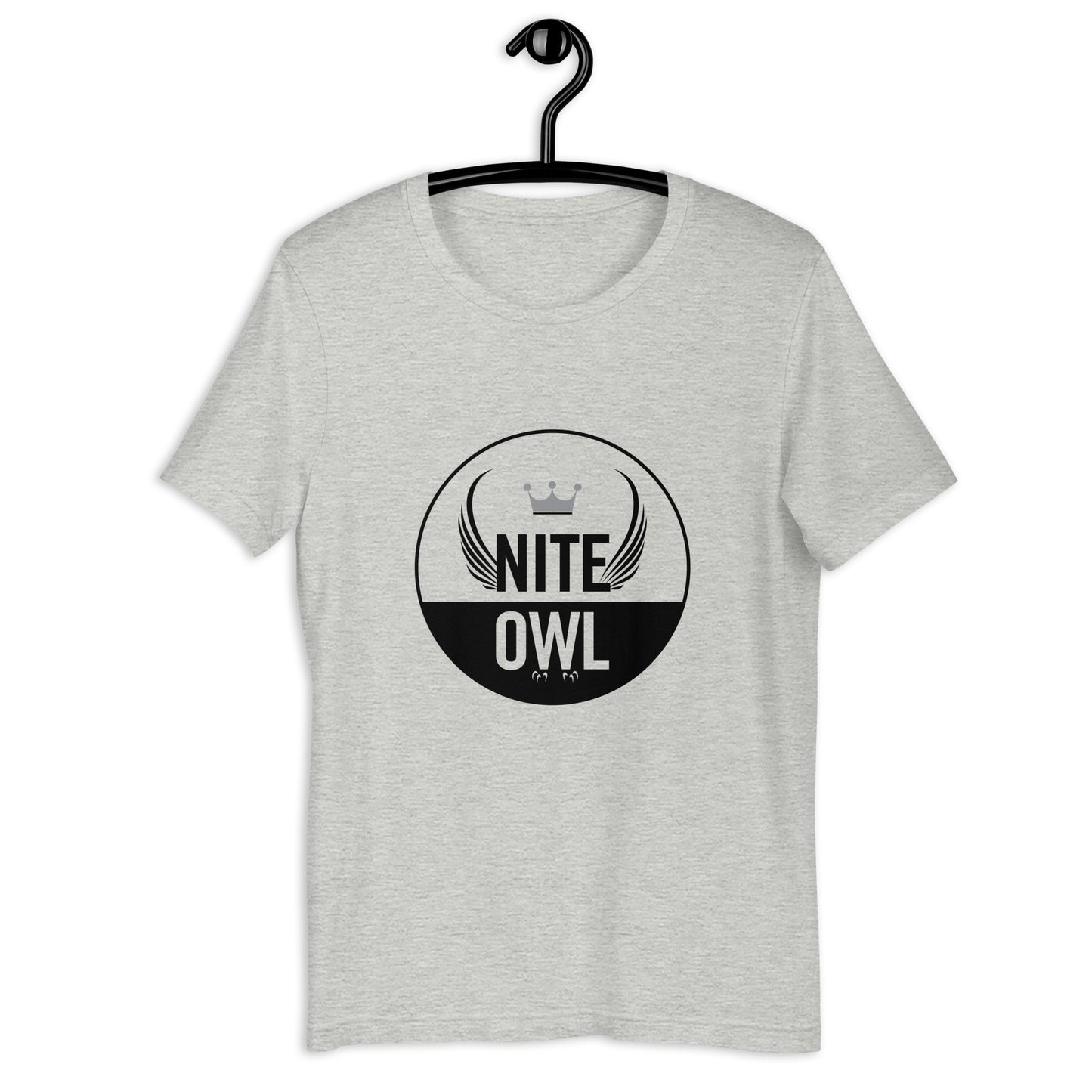 Flockwear by Nite Owl Unisex Comfort T-Shirt (Black Logo)