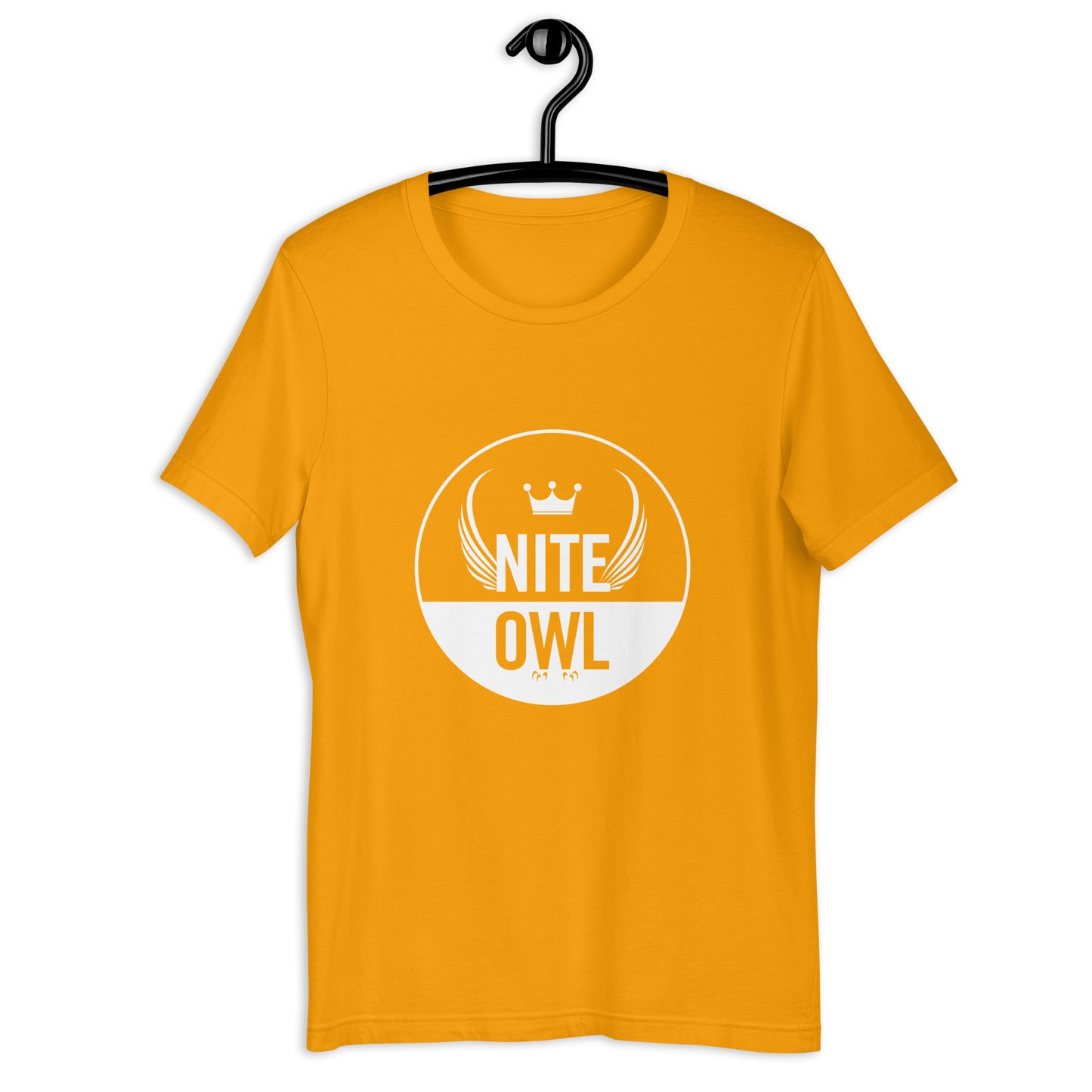 Flockwear by Nite Owl Unisex Comfort T-Shirt (White Logo)