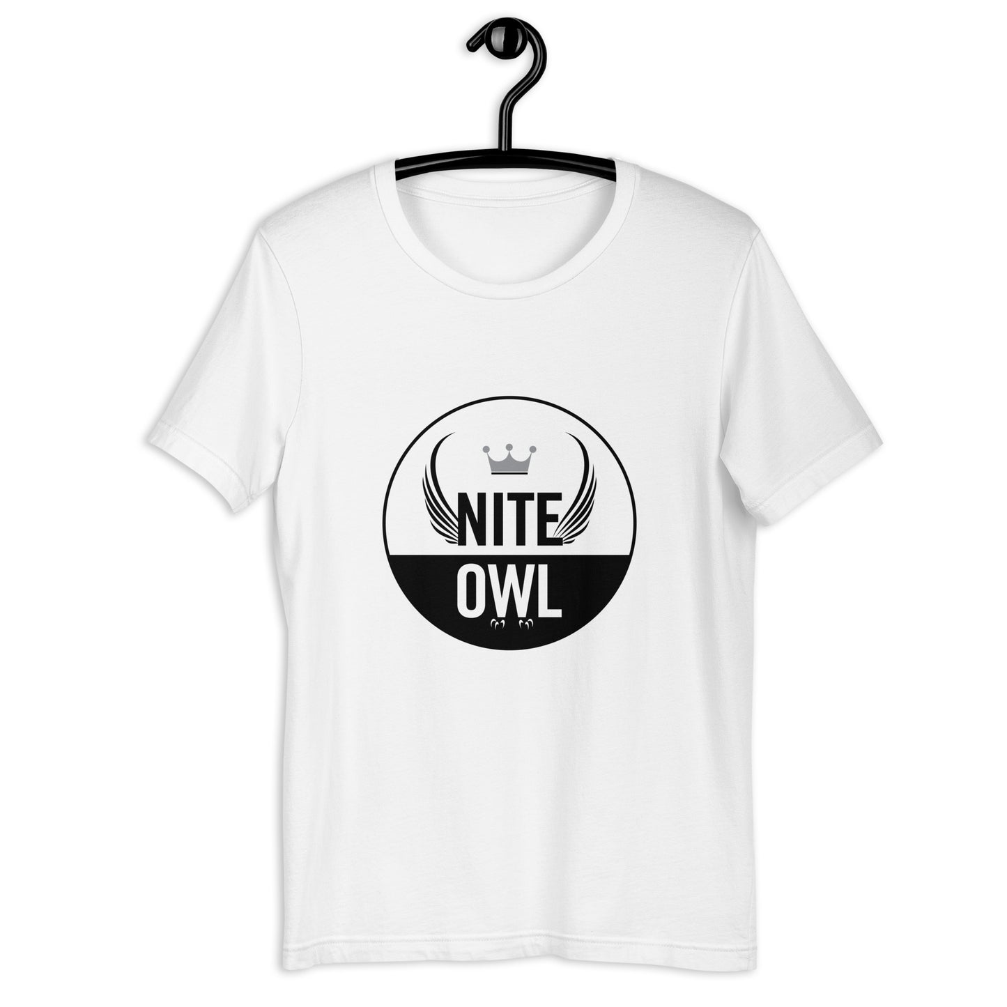 Flockwear by Nite Owl Unisex Comfort T-Shirt (Black Logo)